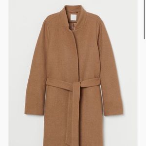 Wool-blend coat